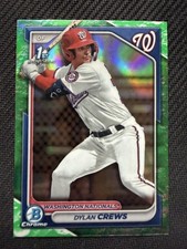 2024 Bowman #BCP-23 Dylan Crews Chrome Prospects Lunar Glow Refractors