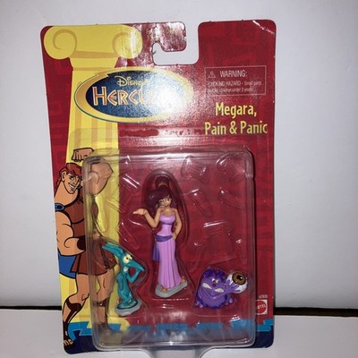Vintage 1997 Disney s Hercules Megara,Pain & Panic Figure Set  Mattel NEW Sealed