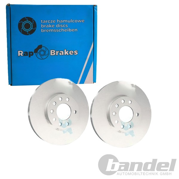 2X RAP Bremsscheiben 308Mm BelÜFtet Vorne Passend FüR Opel Adam Astra Corsa Meri-image