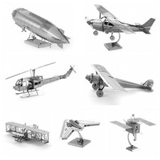 Fighter series Metal Model Kit 3D Laser Cut Puzzle DIY Craft Gift Send tools