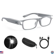 200% Magnifying Glasses with USB Rechargeable LED Light for Hobbies & Crafts