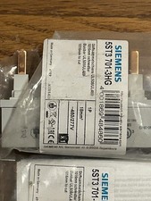 (4) Siemens Din Rail Busbar P/N 5ST3701-3HG. New Factory Sealed