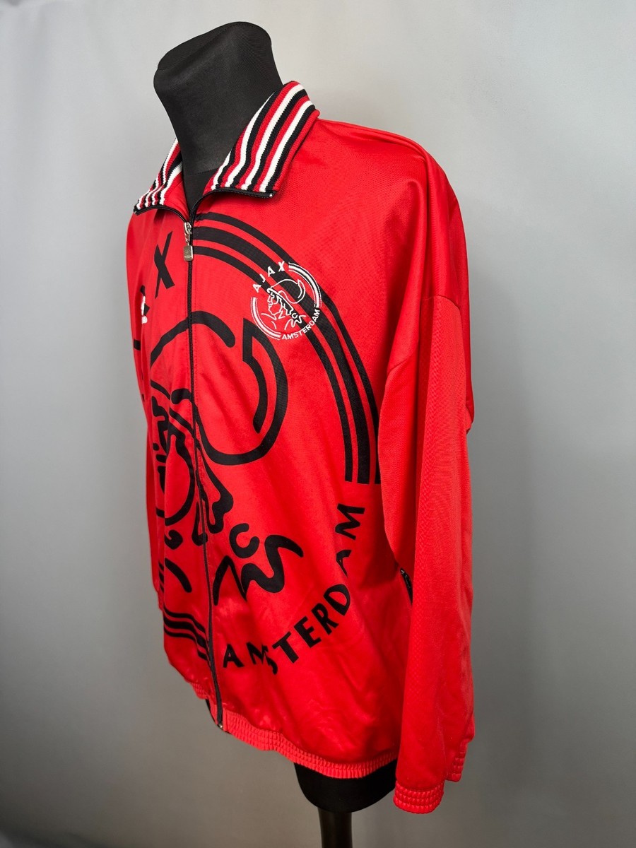 AJAX 1995 1996 TRAINING JACKET TRACK TOP FOOTBALL SOCCER UMBRO