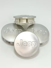 Jeep Rim Caps 55mm, Set Of 4 , Silver/gray , Wheel Center Caps