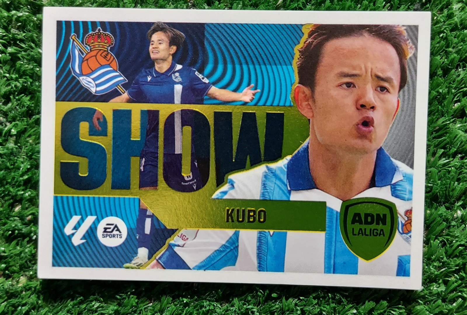 FIGURINA CALCIATORI PANINI LIGA 2024/25 REAL SOCIEDAD N°7 KUBO 2025 ⚽️