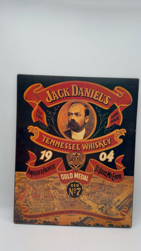 Vintage 1988 Jack Daniels Old No 7 Gold Medal 1904 Wall Sign Plaque 20x16 - Video 1 von 1