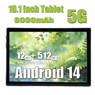 Dual Band WiFi6 Tablet 14 Bluetooth 5.0 High Speed Network Large Screen 