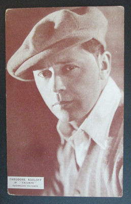 Theodore Kosloff in ''Triumph'' Actor Arcade Exhibit Postcard