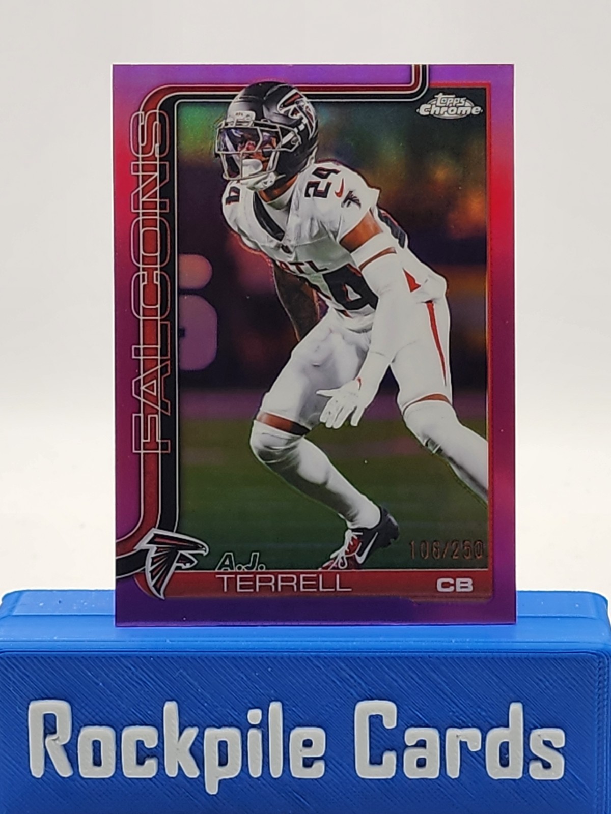 2025 Topps Chrome - A.J. Terrell #19 Pink Refractor /250