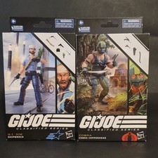 GI Joe Classified Series Shipwreck 70 & Cobra Copperhead 72.