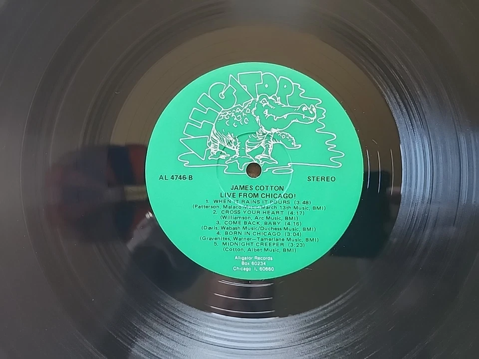 James Cotton and his Big Band Blues Vinyl LP Live In Chicago: Mr. Superharp - Image 4 of 4