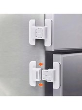 2PCS Baby Child Safety Lock Fridge Door Box Drawer Cupboard Cabinet Wardrobe UK