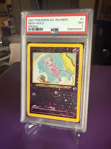 Pokemon 2001 Southern Islands Promo #1 Mew-Holo