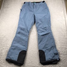 Roxy DryFlight Tech Snow Pants Womens S 32x32 Blue Insulated Snowbaord Ski