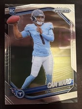 2025 Prizm Cam Ward RC Base #352 Tennessee Titans Rookie