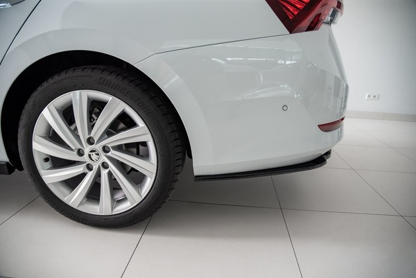 Maxton Design Diffusor Heckansatz Passend FüR Skoda Octavia Mk4 Schwarz Hochglan-image