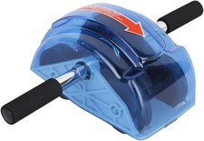 Ab Roller for Abs Workout - Abdominal Exercise Rollers with 4 Wheels, blue
