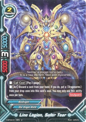 BFE H-BT04/0118EN Foil/U Line Legion, Safer Tear F-H-BT04/0118EN Buddyfight