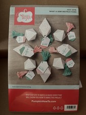 Paper Pumpkin What a Gem 8 Treat Boxes DIY July 2016 Stampin-Up Paper Craft Kit