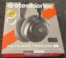 SteelSeries Arctis Nova 7 Gen 2 Wireless Gaming Headset-Black - Used , J2