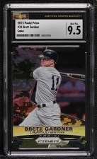 2015 Panini Prizm Camo Prizm /199 Brett Gardner #35 CSG 9.5 Mint Plus 7rv