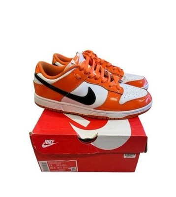 E158 Nike Dunk Low (Patent Halloween) DJ9955-800  Size W 12 /M 10.5