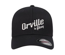 Orville by Gibson Logo Embroidered Flexfit Fitted Hat Ball Cap