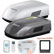 Fogatti RV Air Conditioner 16K Heat Pump Camper Trailer Rooftop AC Unit EER11.8