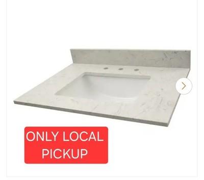   A&A SurfacesCelestina 61 in. W x 22 in. D Engineered Marble Vanity Top 