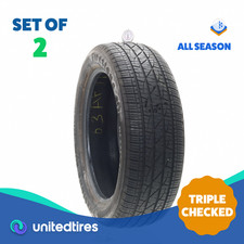Set Of 2 Used 23555r20 Firestone Destination Le3 102h - 732 Set Of 2 Used 23555r20 Firestone Destination Le3 102h - 732