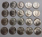 1968 D Kennedy Half Dollar 40% Silver Roll UNC Of 20 -.1479 Troy Oz/coin 2.9 Toz