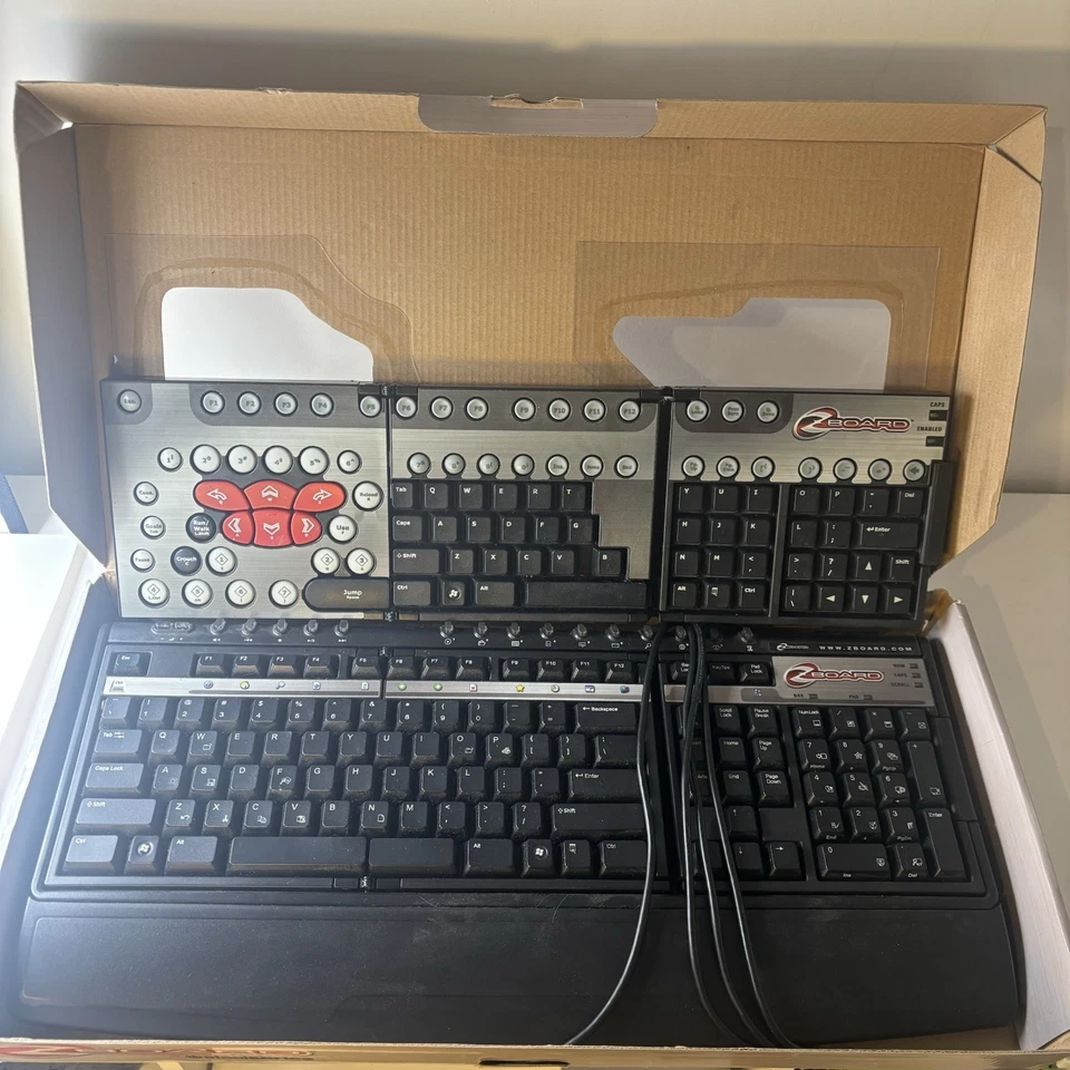 Zboard Ultimate Gaming Keyboard ZBD101 USB Wired Keyboard Steel Series OPEN BOX - Image 3 of 4