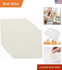 Microwave Kiln Paper 3"x3" - Non-Stick Ceramic Sheets for Effective Glass Fusing