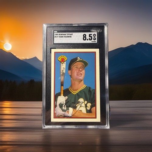 Mark McGwire #197 1989 Bowman Tiffany card