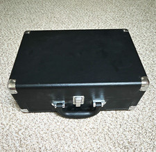 Victrola Black Portable Suitcase Briefcase Turntable Record Player