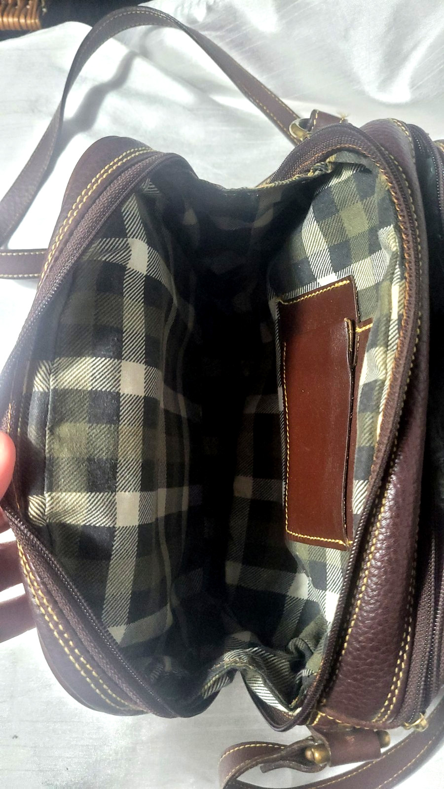 Mark Cross Country Crossbody Messenger Traveling Bag Men Fashion Genuine Leather