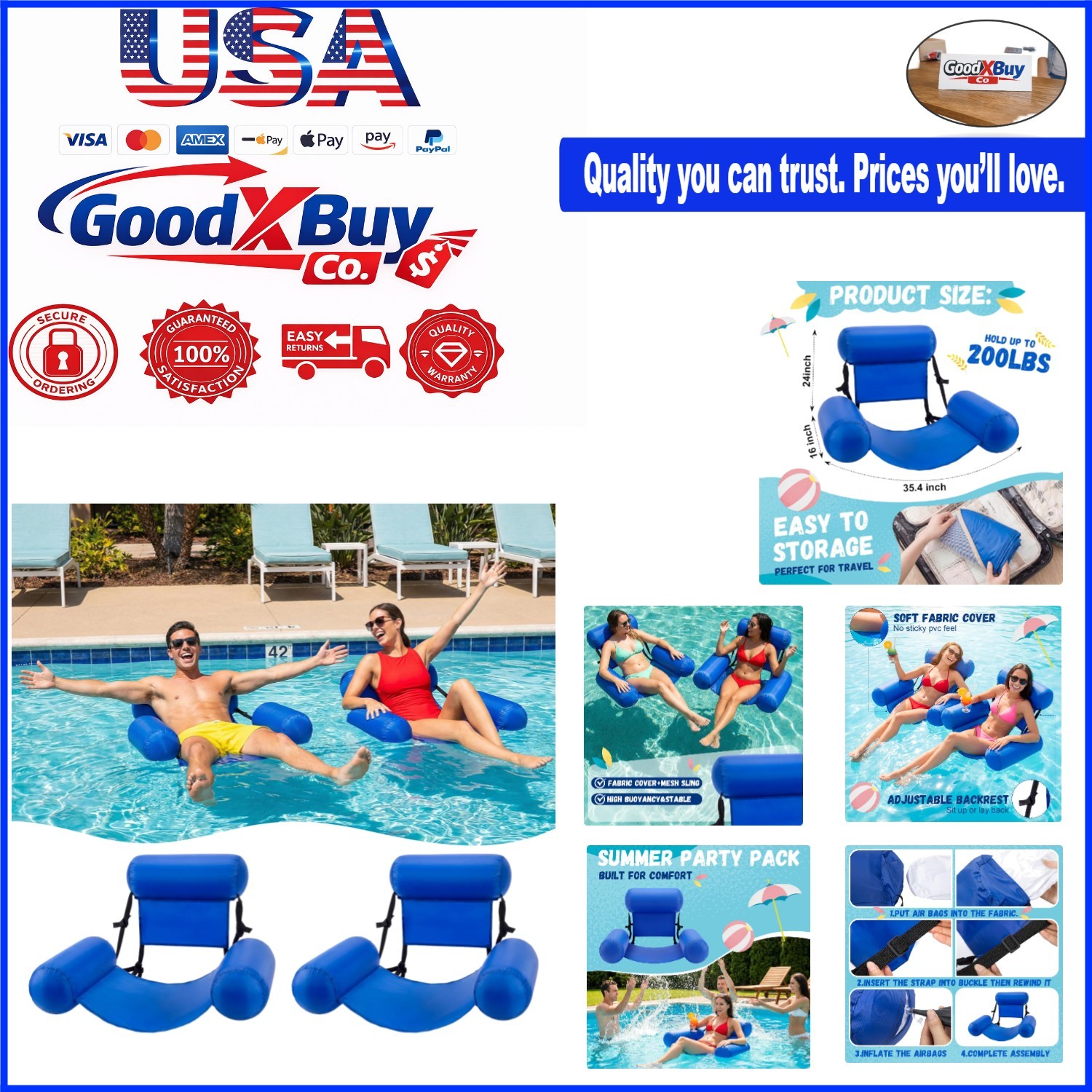 S For Adults Water Float Noodles Beach Lake...