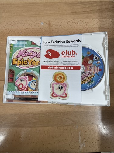 Kirby's Epic Yarn Nintendo Wii Complete CIB Tested - Picture 2 of 5