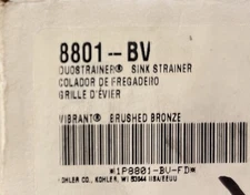 Kohler Duostrainer Sink Strainer