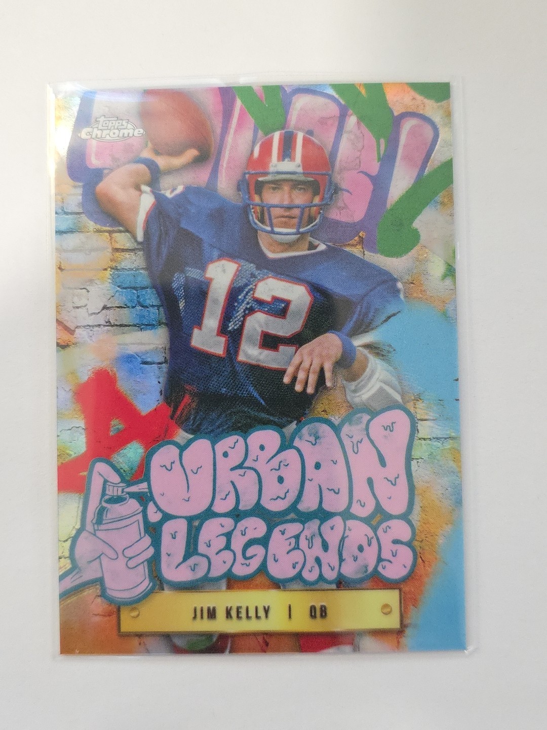 2024 Topps Chrome Jim Kelly Urban Legends Refractor SSP #UL-18