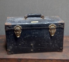 Vintage Bell System Tool Box Arts Crafts Storage Tackle Box Made in the USA