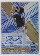2019 Panini Elite Extra Edition Aspirations Blue 23/50 Brayan Rocchio Auto 0rd2