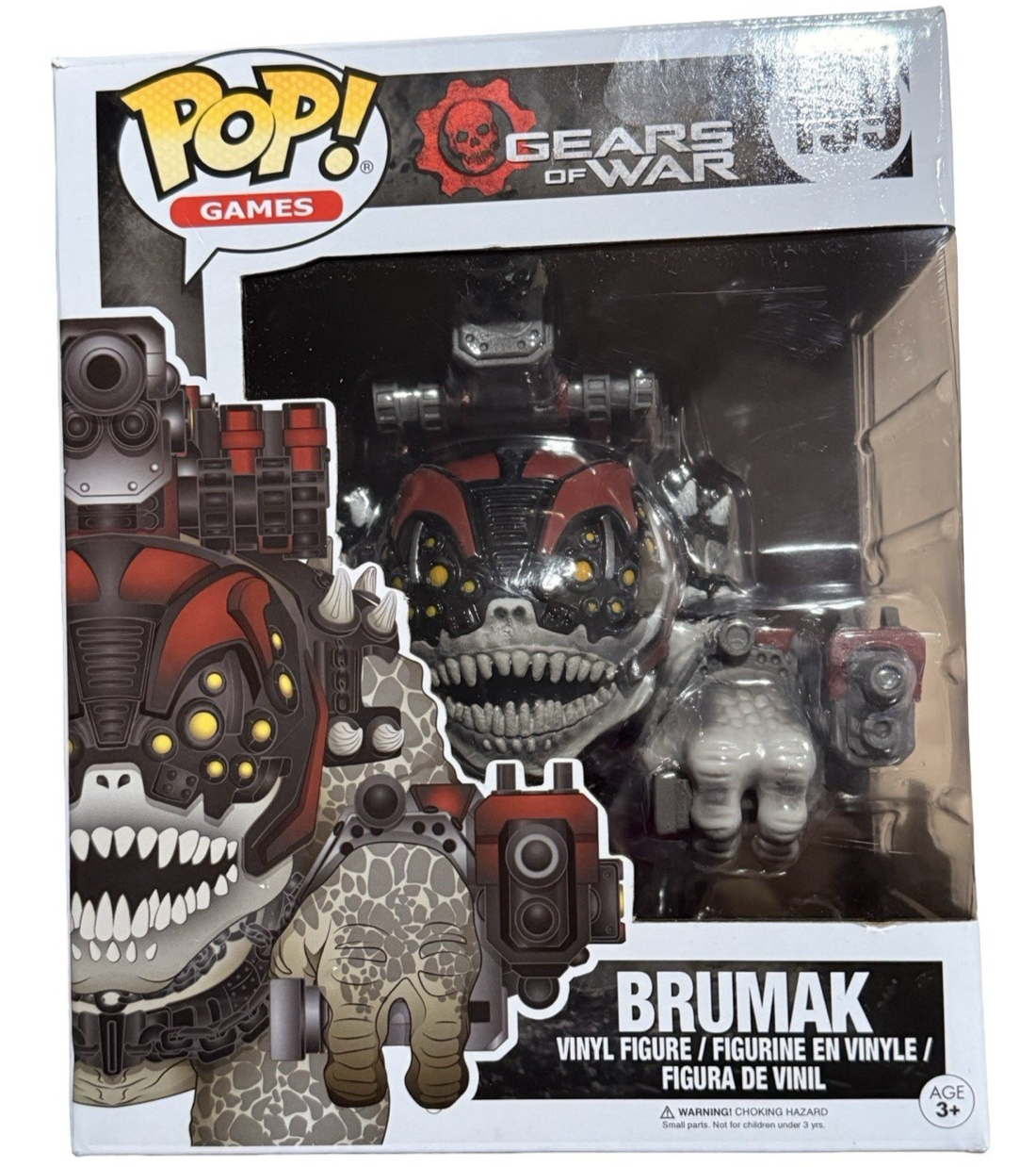 Funko! Pop Games Gears of War #199 Brumak  Vaulted / Retired New In Box NIB