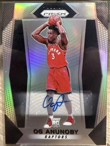 2017-18 Panini Prizm - OG Anunoby #38 Silver Prizm Autographs (AU, RC) - product listing photo
