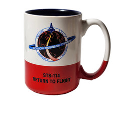 Space Shuttle Discovery Coffee Cup STS-114 "Return to Flight" Commemorative Mug