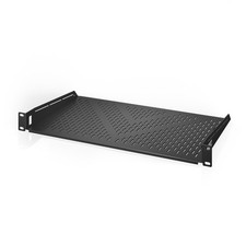 Vented Cantilever 1U Universal Rack Shelf 10" Deep