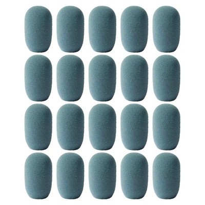 SupremeFit  Headset Mic FRENCH BLUE Foam Windscreens - SMALL - 20-PAK CLOSEOUT