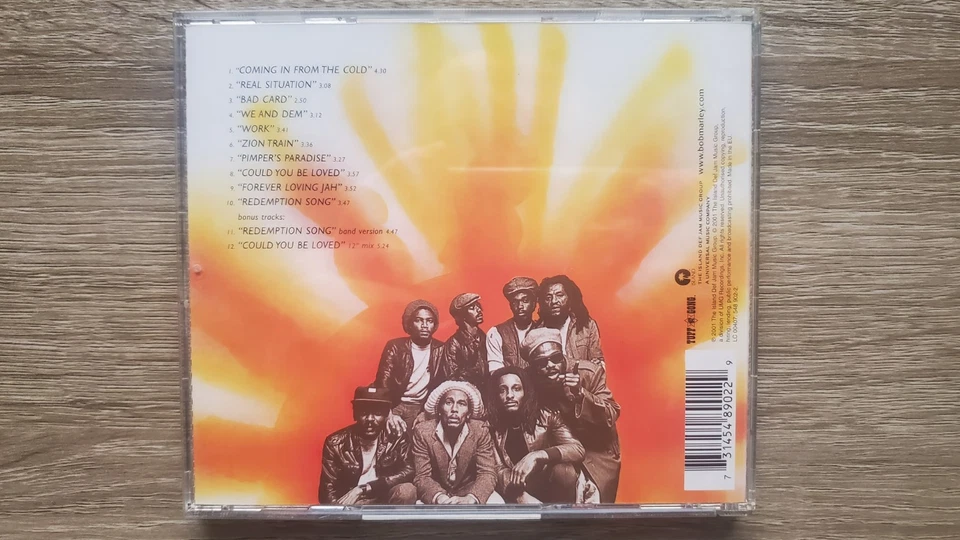 Bob Marley & The Wailers - Uprising - Audio CD - Tuff Gong - 1980 - Image 3 of 4