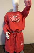 Kansas City Chiefs Fleece Warm Sweatshirt Short Lot Women s Medium