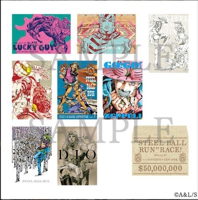 JoJo's Bizarre Adventure Steel Ball Run Postcard Set | eBay